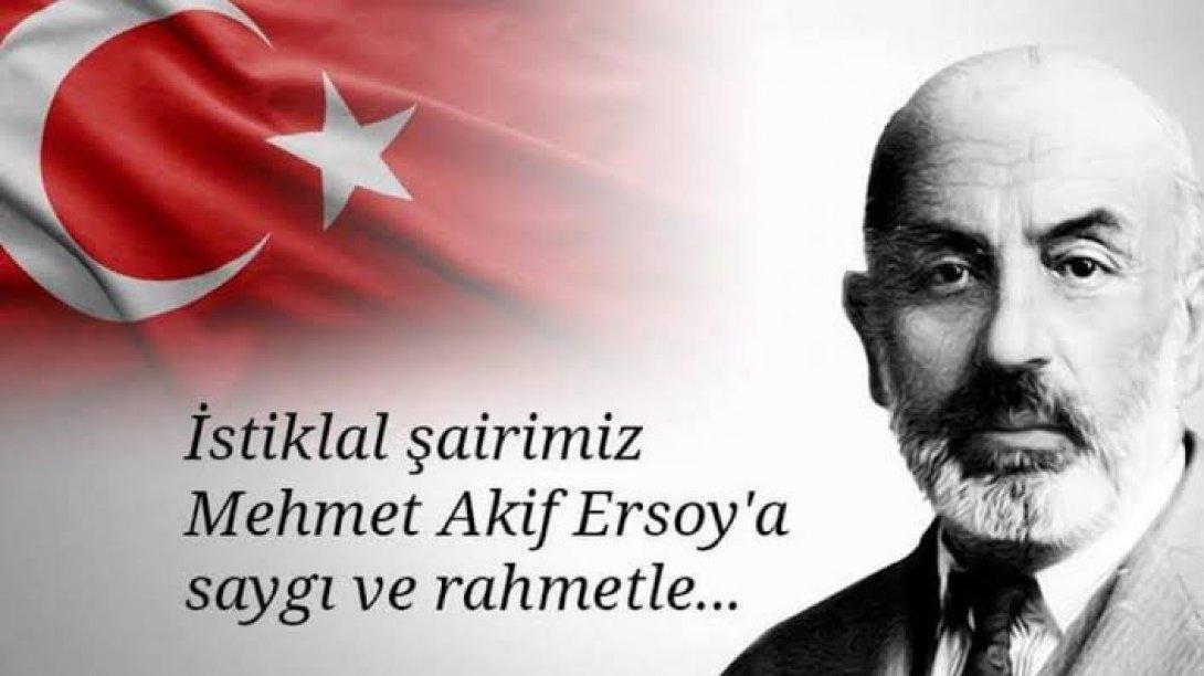 Mehmet Akif Ersoy'u Anma Haftası...
