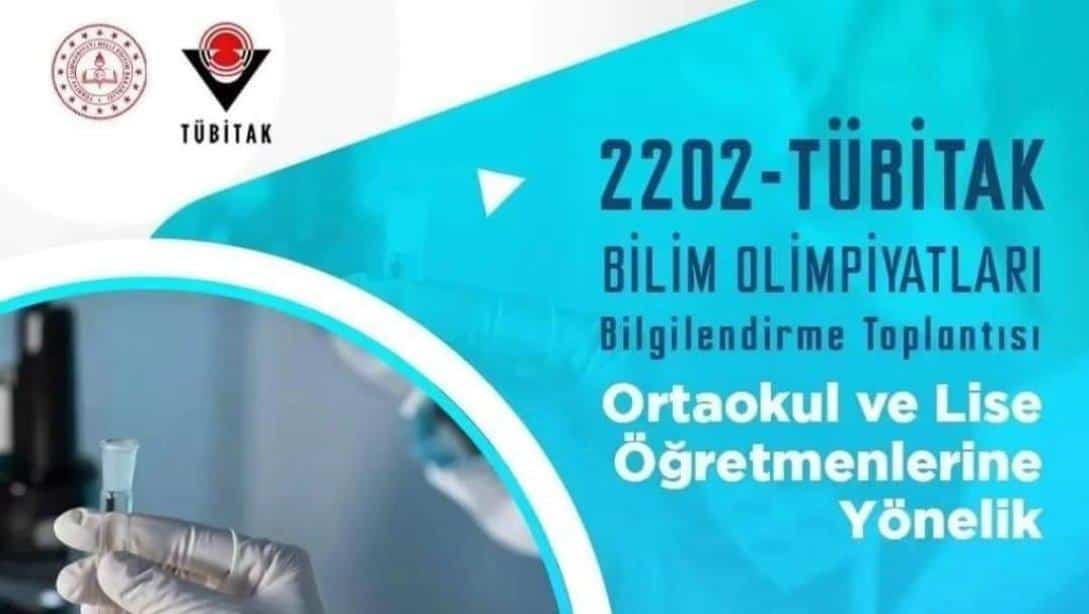 Tokat ve Sinop illerindeki Ortaokul ve Lise Öğretmenlerine yönelik TÜBİTAK Bilim Olimpiyatları Bilgilendirme Toplantısı 6 Mart 2024 tarihinde saat 19:00'da gerçekleşecektir.